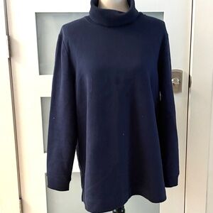 Karen Scott Sport Navy Pullover Top